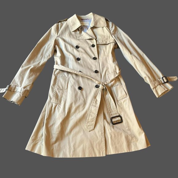 Banana Republic Vintage Trench Coat – y2k Large, Normcore - Picture 2 of 11